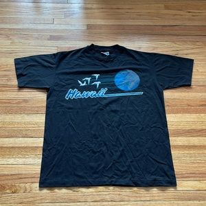 Vintage Hawaii T-Shirt / Large / 80s / Single Stitch